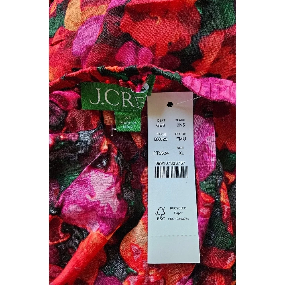 J.Crew Empire-waist cotton voile dress in floral